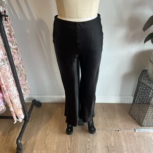 Chic Black Flare Women's Pants